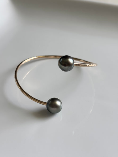 12G THICKER DOUBLE PEARL CUFFS