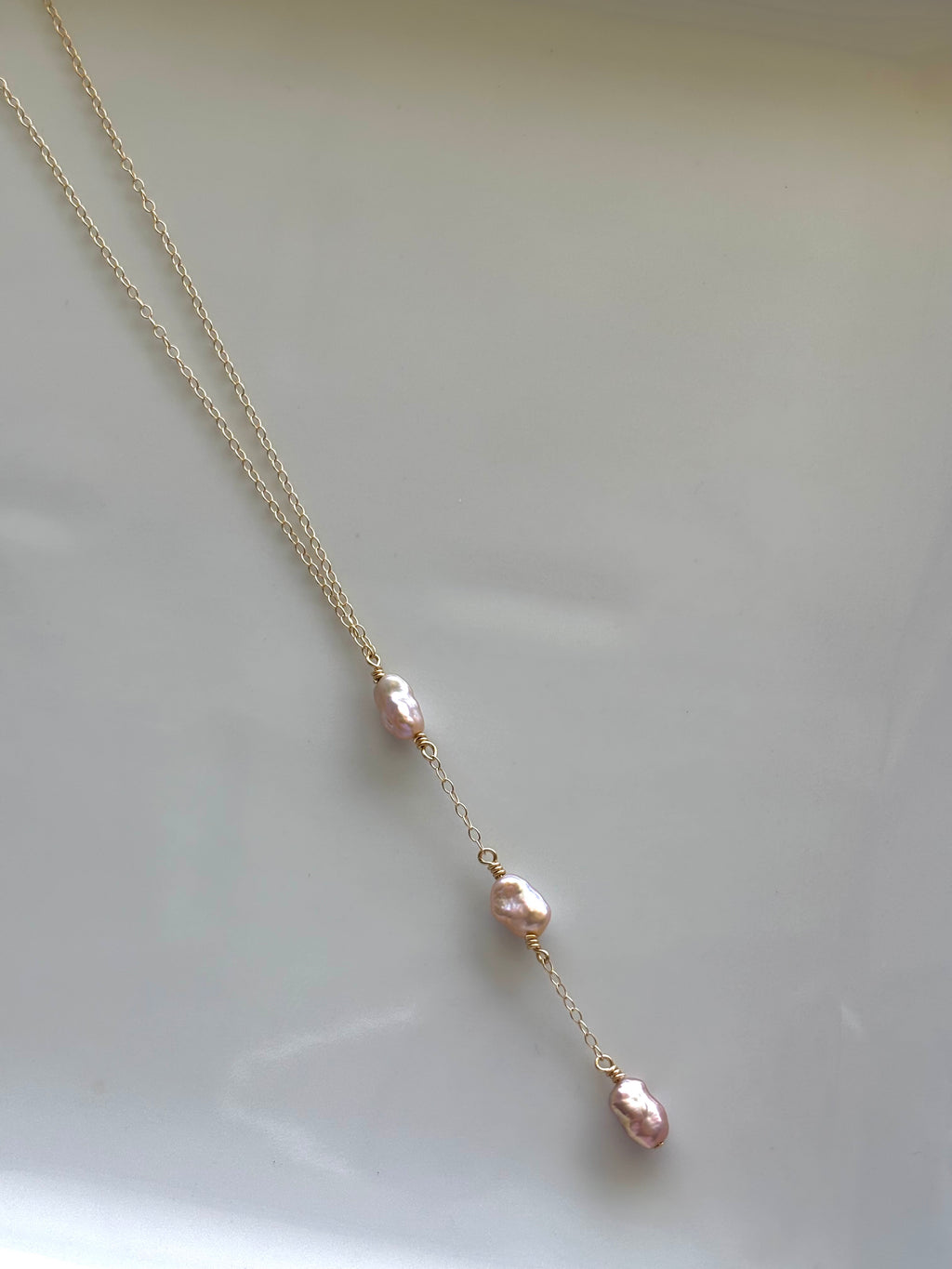 3 KESHI PEARL LARIAT