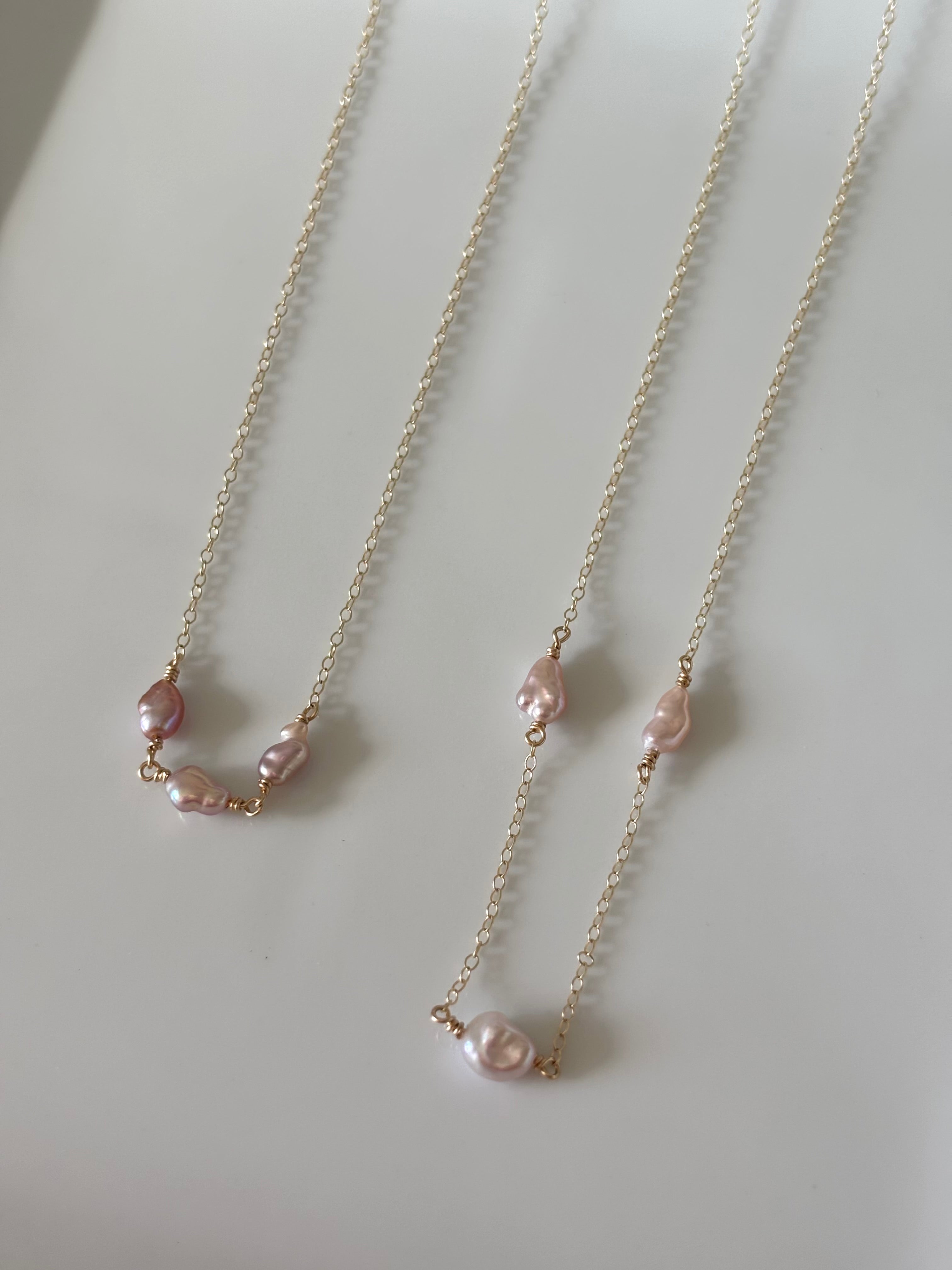 KESHI PEARL NECKLACES
