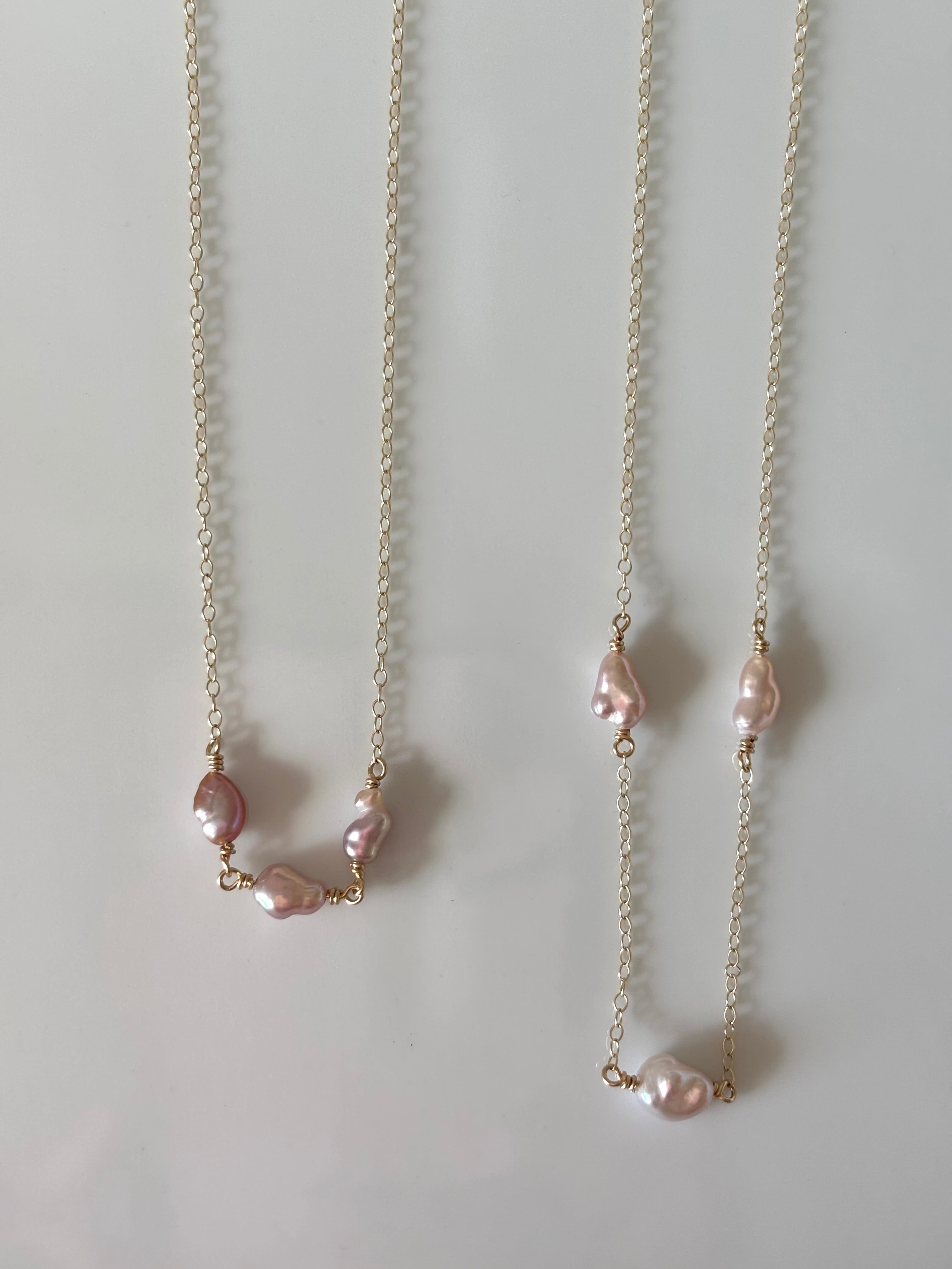 KESHI PEARL NECKLACES