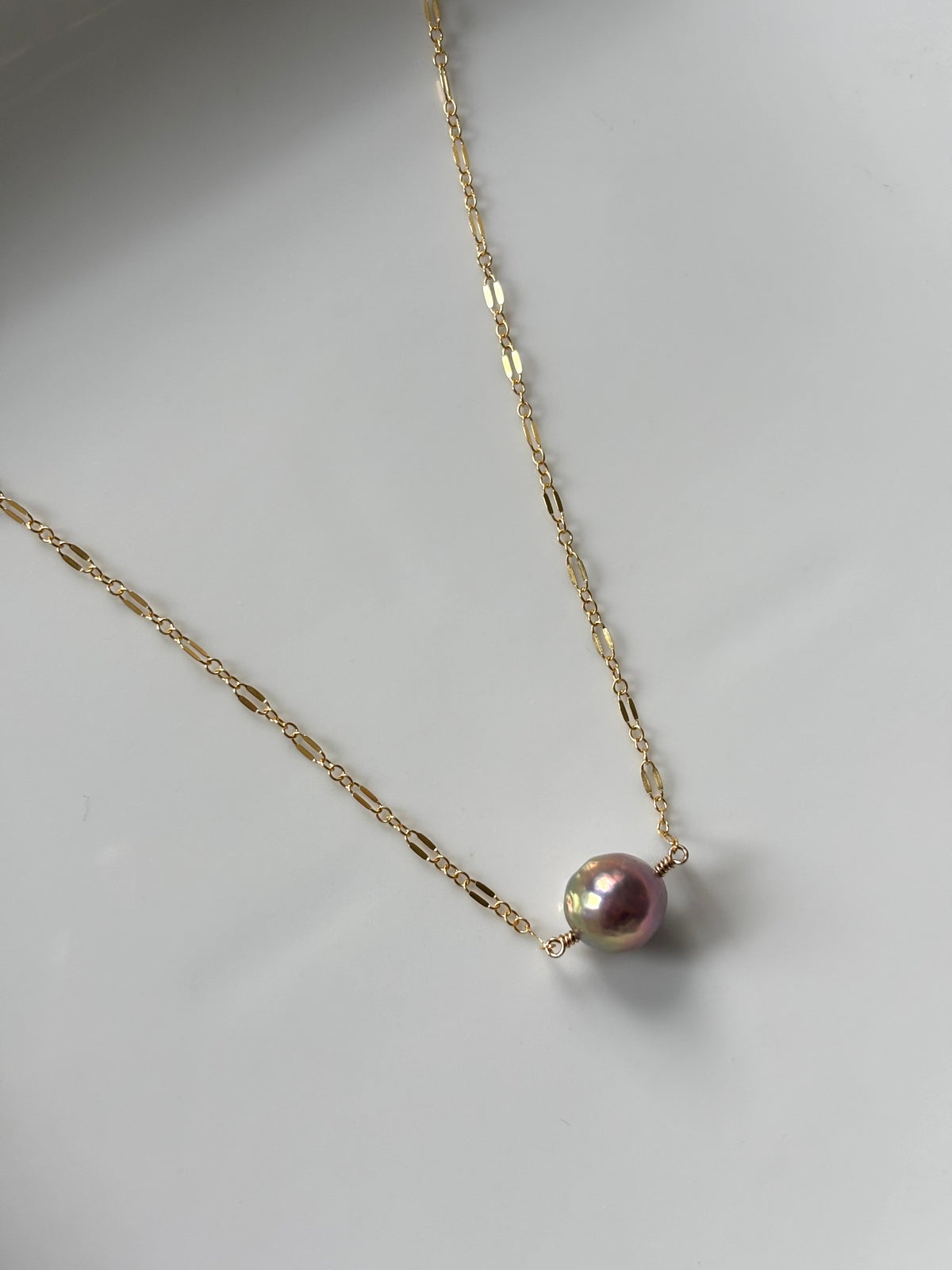 SINGLE EDISON PEARL NECKLACE