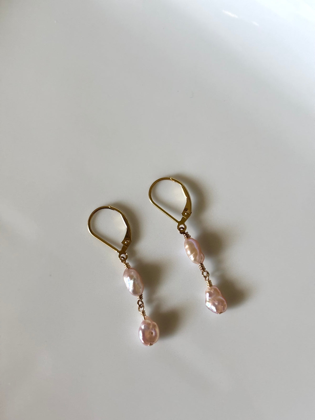 KESHI LEVERBACK EARRINGS (Made to Order)