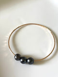 TRIPLE TAHITIAN PEARL BANGLE