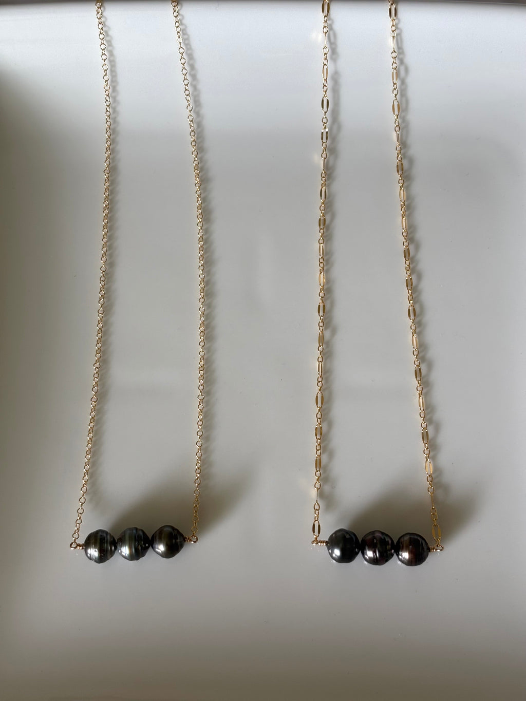TAHITIAN TRIPLE BAR NECKLACE