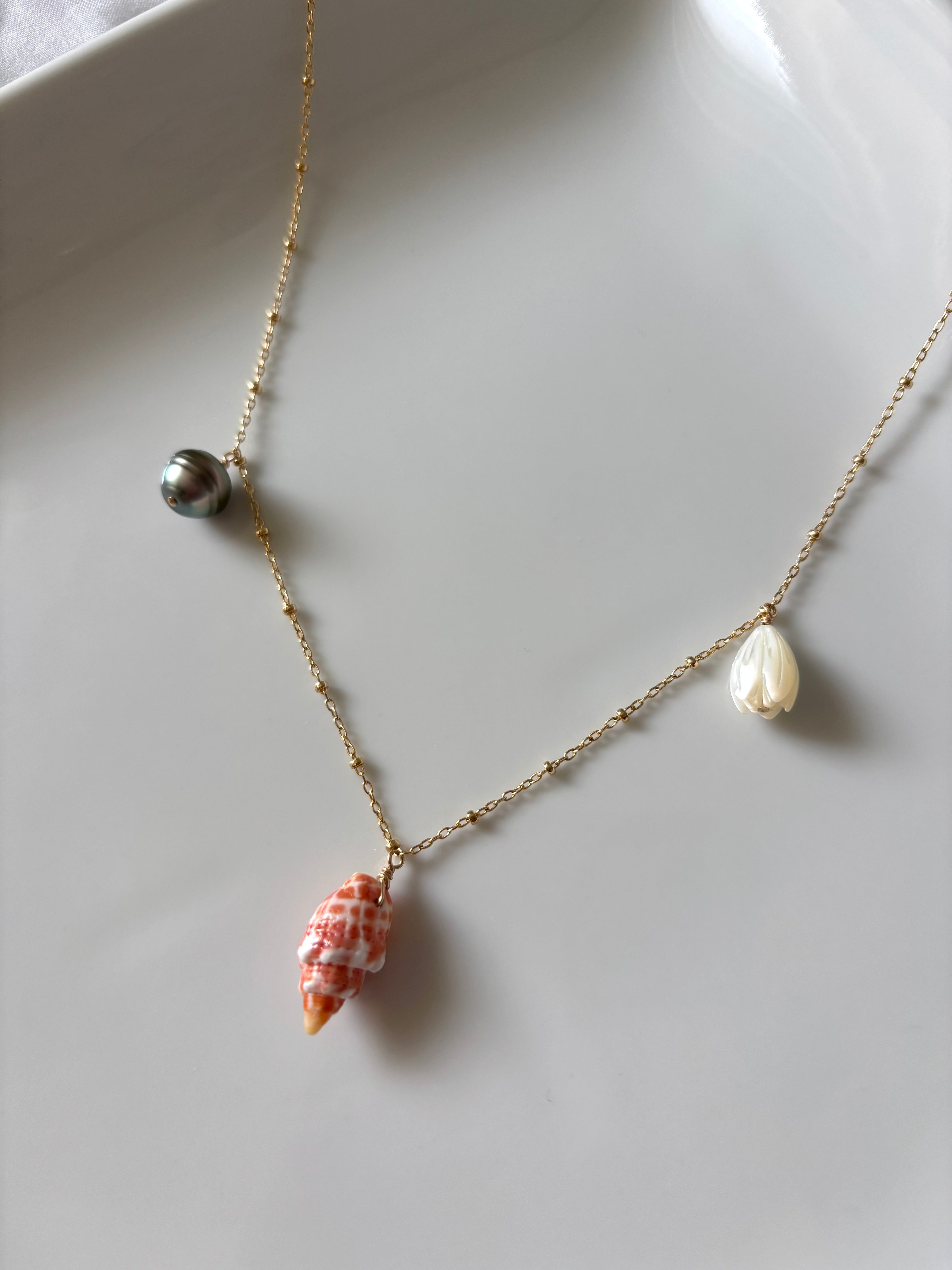 MITER CHARMIES NECKLACE