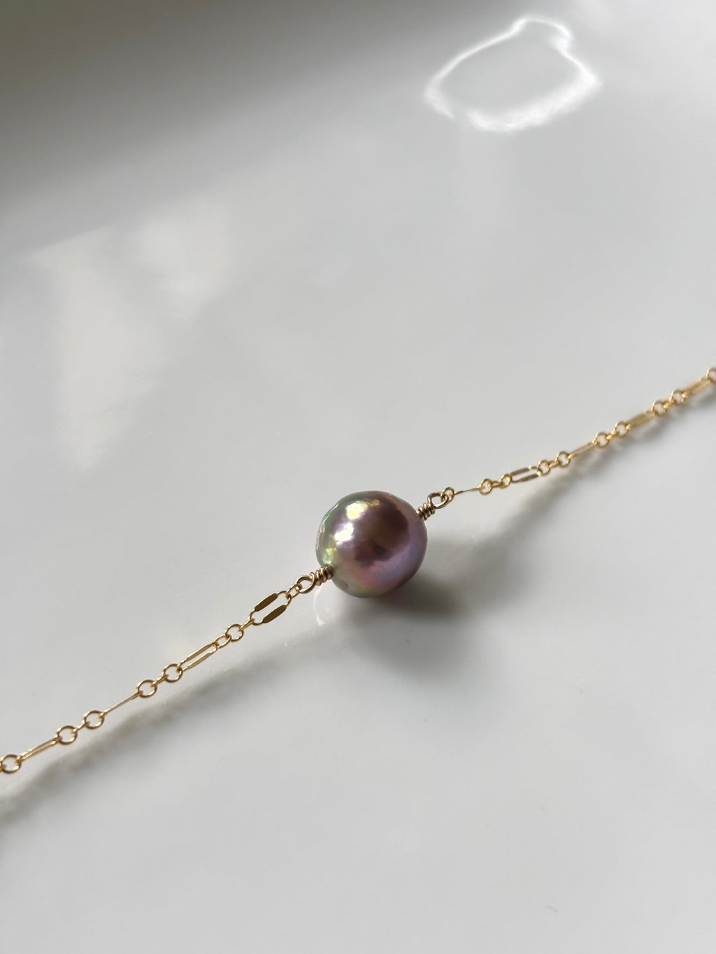 SINGLE EDISON PEARL NECKLACE