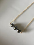 TAHITIAN TRIPLE BAR NECKLACE